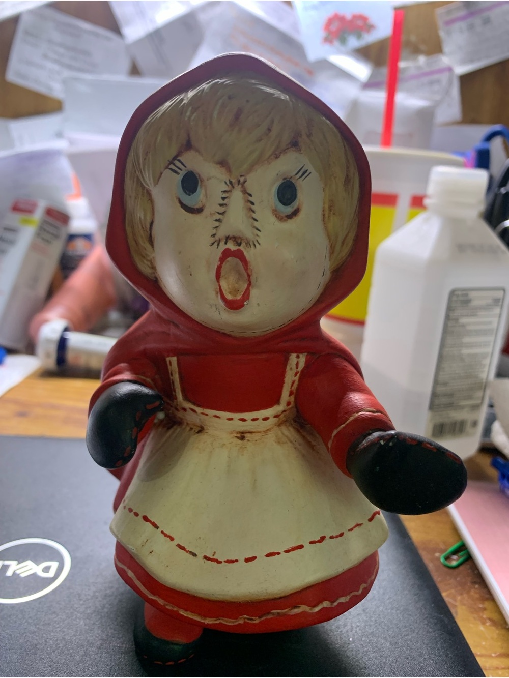 Vintage Red Riding Hood Figurine 1965 Jeannette Clark Johnson